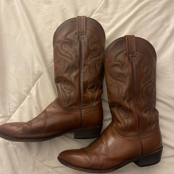 Dan Post vintage men’s cowboy boots - Picture 2 of 3